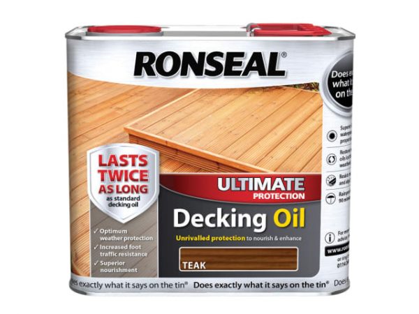 Ultimate Protection Decking Oil Teak 2.5 litre RSLUDOT25L