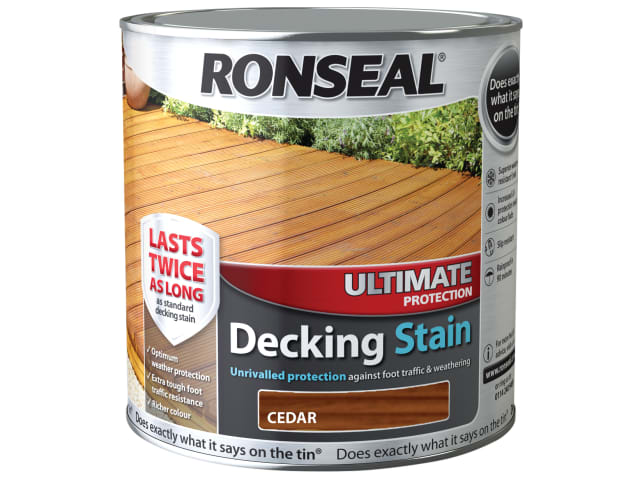 Ultimate Protection Decking Stain Cedar 2.5 litre RSLUDSCE25L