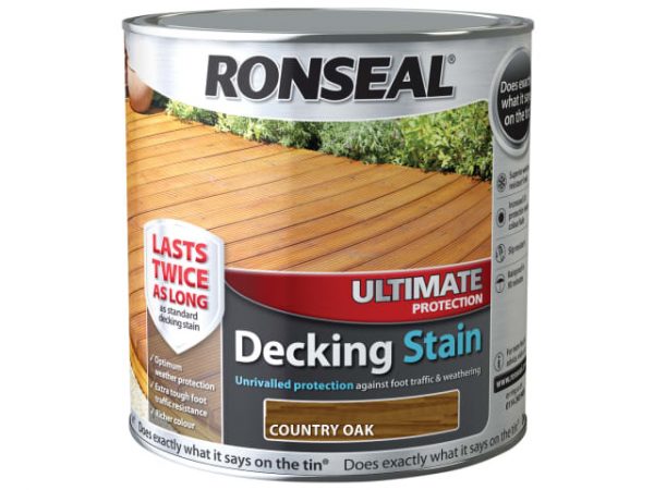 Ultimate Protection Decking Stain Country Oak 2.5 litre RSLUDSCO25L
