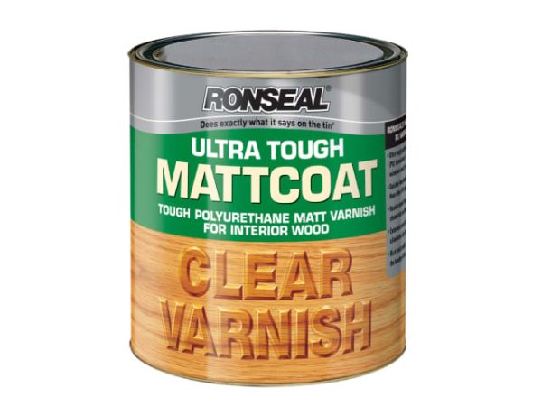Ultra Tough Internal Clear Mattcoat Varnish 750ml RSLUTVMC750