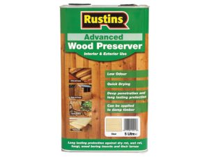 Advanced Wood Preserver Clear 5 litre RUSAWPCL5L