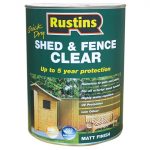Quick Dry Shed and Fence Clear Protector 5 litre RUSECWP5L