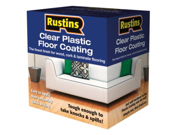 Clear Plastic Floor Coating Kit Satin 4 litre RUSPCFS4L
