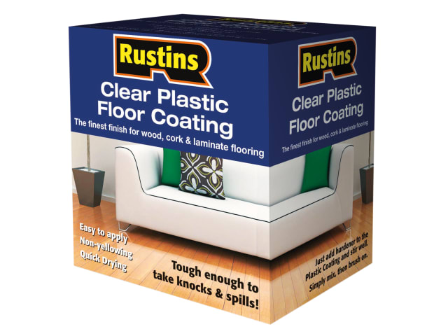 Clear Plastic Floor Coating Kit Gloss 4 litre RUSPFCFK4L