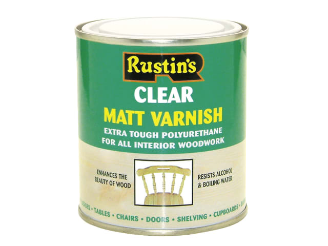 Polyurethane Varnish Matt Clear 1 litre RUSPVMCL1L