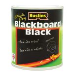 Quick Dry Blackboard Black 100ml RUSQDBB100