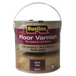 Quick Dry Coloured Floor Varnish Dark Oak 2.5 litre RUSQDCFVDO25
