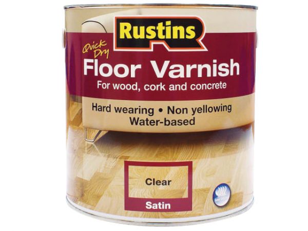 Quick Dry Floor Varnish Gloss 1 litre RUSQDFVG1L