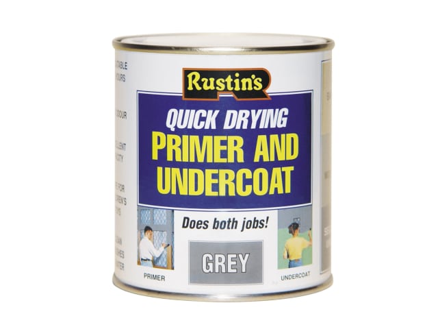 Quick Dry Primer & Undercoat Grey 250ml RUSQDPUG250