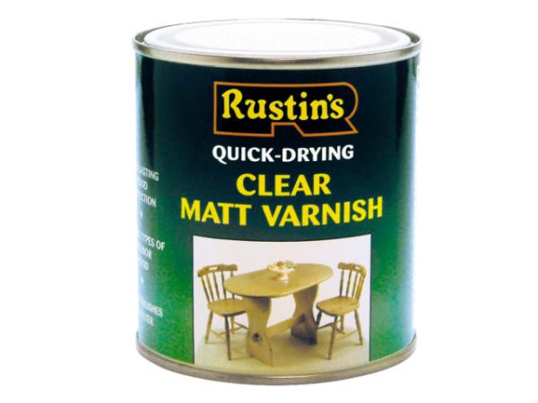 Quick Dry Varnish Matt Clear 1 litre RUSQDVMC1L