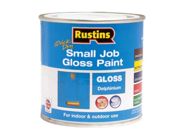 Quick Dry Small Job Gloss Paint Delphinium 250ml RUSSJPDELQD