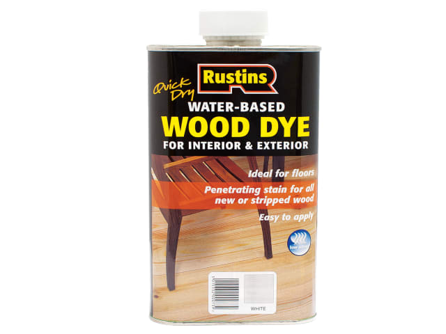 Quick Dry White Wood Dye 250ml RUSWDWH250