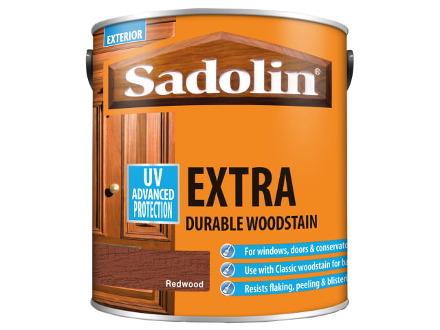 Extra Durable Woodstain Redwood 2.5 litre SAD5012989