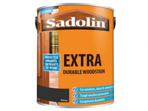Extra Durable Woodstain Ebony 5 litre SAD5012999