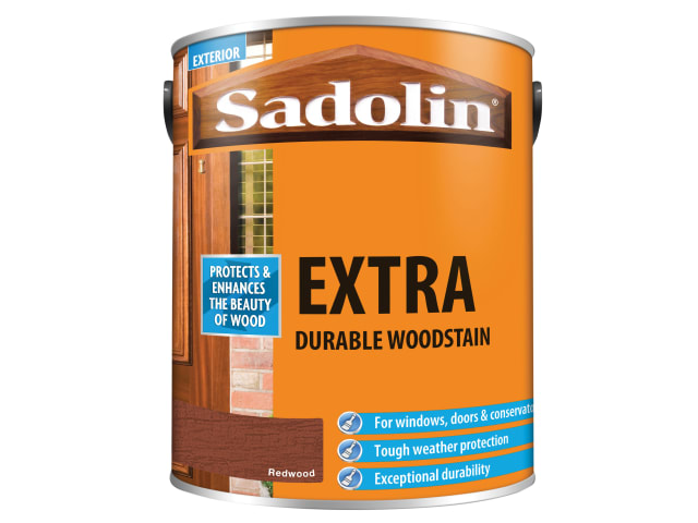 Extra Durable Woodstain Redwood 5 litre SAD5013000