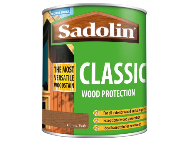 Classic Wood Protection Burma Teak 1 litre SAD5028479