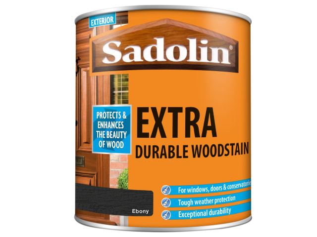 Extra Durable Woodstain Ebony 1 litre SAD5028542