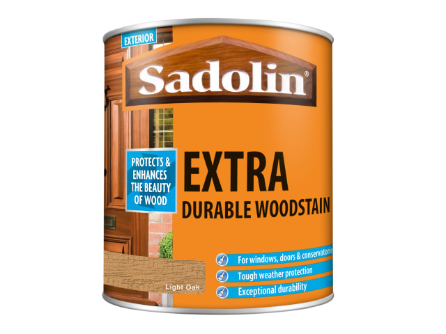 Extra Durable Woodstain Light Oak 1 litre SAD5028574