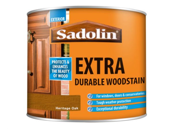 Extra Durable Woodstain Heritage Oak 500ml SAD5090981