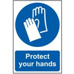 Protect Your Hands - PVC 200 x 300mm SCA0023