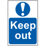 Keep Out - PVC 200 x 300mm SCA0255