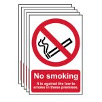 No Smoking In These Premises PVC 200 x 300mm SCA05675