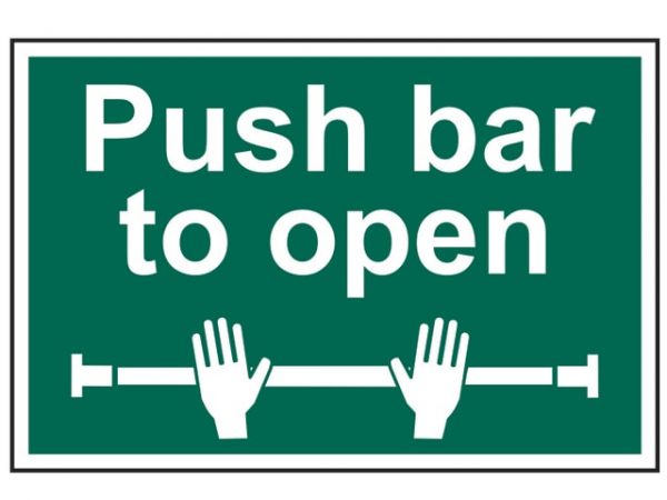 Push Bar To Open - PVC 300 x 200mm SCA1523