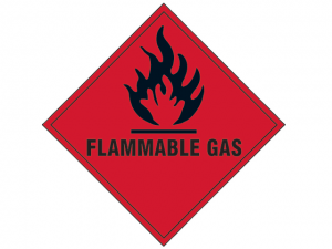 Flammable Gas SAV - 100 x 100mm SCA1852S