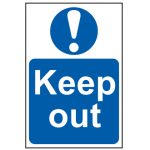 Keep Out - PVC 400 x 600mm SCA4003