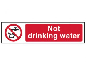 Not Drinking Water - PVC 200 x 50mm SCA5051