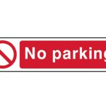 No Parking - PVC 200 x 50mm SCA5056