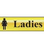 Ladies - Polished Brass Effect 200 x 50mm SCA6002
