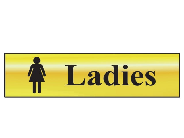 Ladies - Polished Brass Effect 200 x 50mm SCA6002