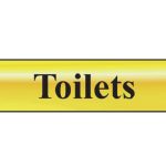 Toilets - Polished Brass Effect 200 x 50mm SCA6005
