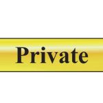 Private - Polished Brass Effect 200 x 50mm SCA6012