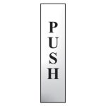 Push Vertical - Polished Chrome Effect 50 x 200mm SCA6032C