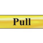 Pull - Polished Brass Effect 200 x 50mm SCA6033