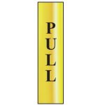 Pull Vertical - Polished Brass Effect 50 x 200mm SCA6034