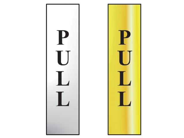 Pull Vertical - Polished Chrome Effect 50 x 200mm SCA6034C - Image 2