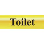 Toilet - Polished Brass Effect 200 x 50mm SCA6051