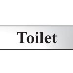 Toilet - Polished Chrome Effect 200 x 50mm SCA6051C