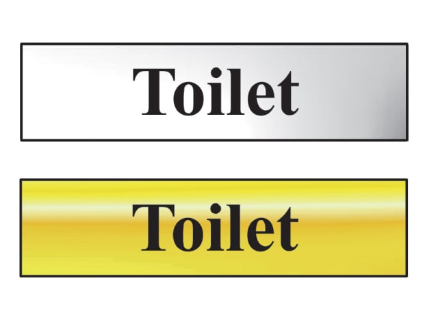 Toilet - Polished Chrome Effect 200 x 50mm SCA6051C - Image 2