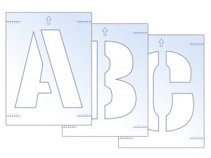 Letter Stencil Kit 300mm SCA9417