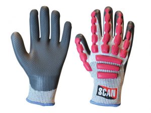 Anti-Impact Latex Cut 5 Gloves - L (Size 9) SCAGLOAIL