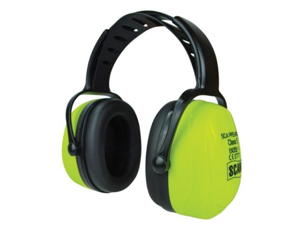 Hi-Vis Ear Defenders SNR 32 dB SCAPPEEARDP