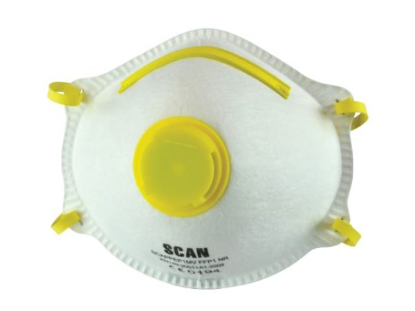Moulded Disposable Mask Valved FFP1 Protection (Box 10) SCAPPEP1MVB