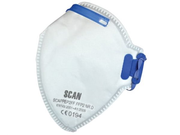 Fold Flat Disposable Mask FFP2 Protection (Pack 20) SCAPPEP2FFB