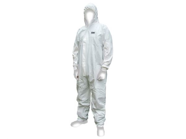 Chemical Splash Resistant Disposable Coverall White Type 5/6 M (36-39in) SCAWWDOM56