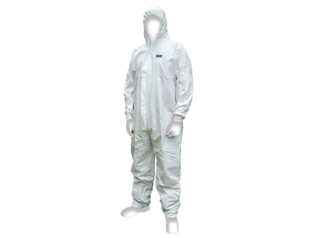 Chemical Splash Resistant Disposable Coverall White Type 5/6 L (39-42in) SCAWWDOL56