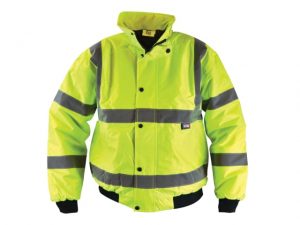 Hi-Vis Yellow Bomber Jacket - M (41in) SCAWWHVBJM